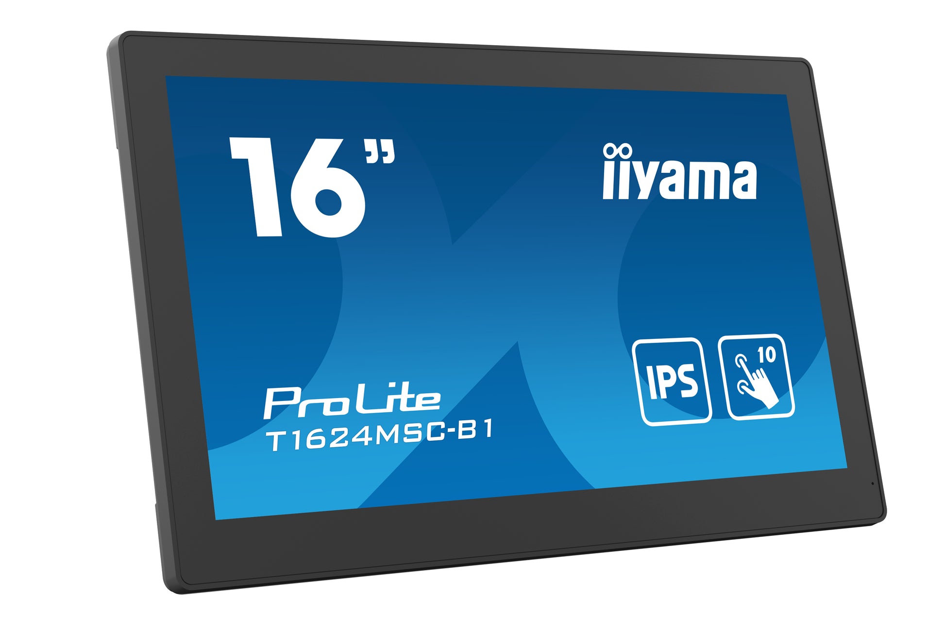 iiyama T1624MSC-B1 – Touch-Monitor 15,6" – 1920 × 1080 (Full HD), IPS, PCAP 10-Punkt, HDMI/USB