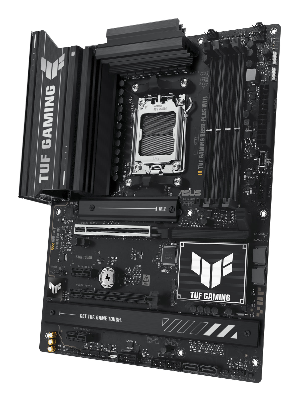 ASUS TUF GAMING B850-PLUS WIFI – Mainboard – AM5, AMD B850, ATX, DDR5