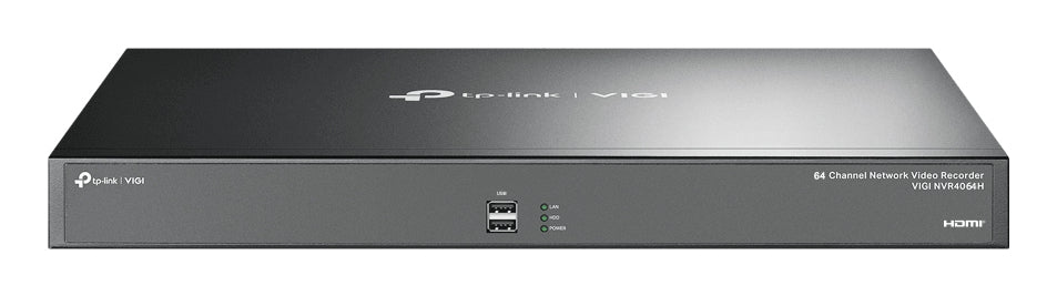 TP-Link VIGI NVR4064H NVR – 64-KANÄLE – 4K – 320 Mbit/s – 2× HDMI – Rack-Einbau