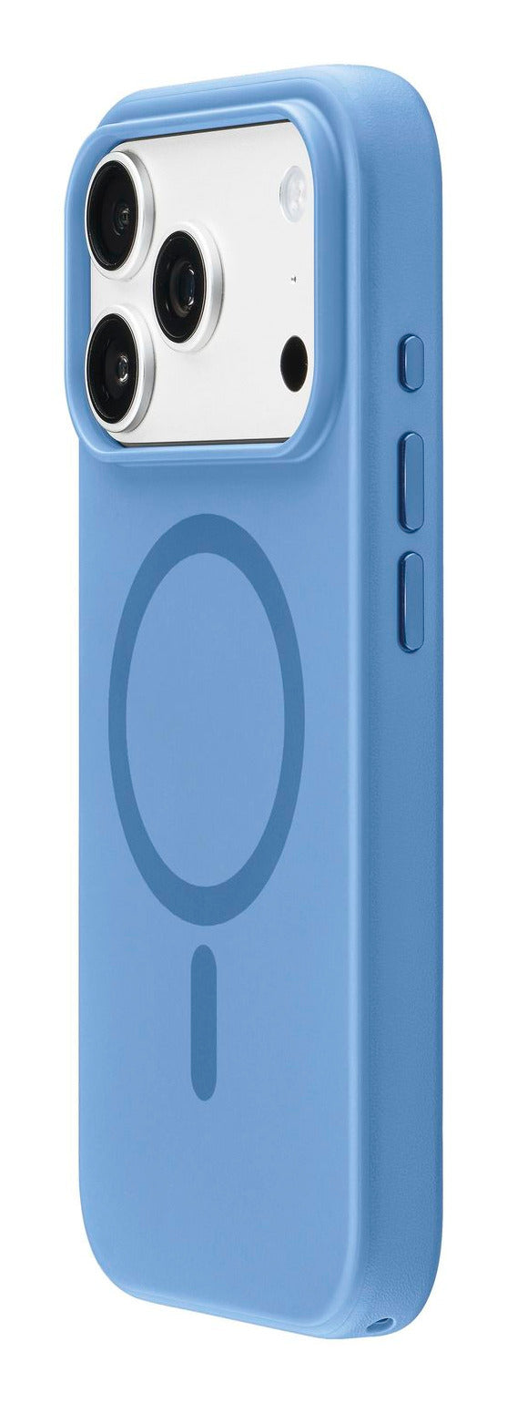 Cellularline Aura Mag Backcover – für Apple iPhone 18 Pro Max, MagSafe, Metall, Blau