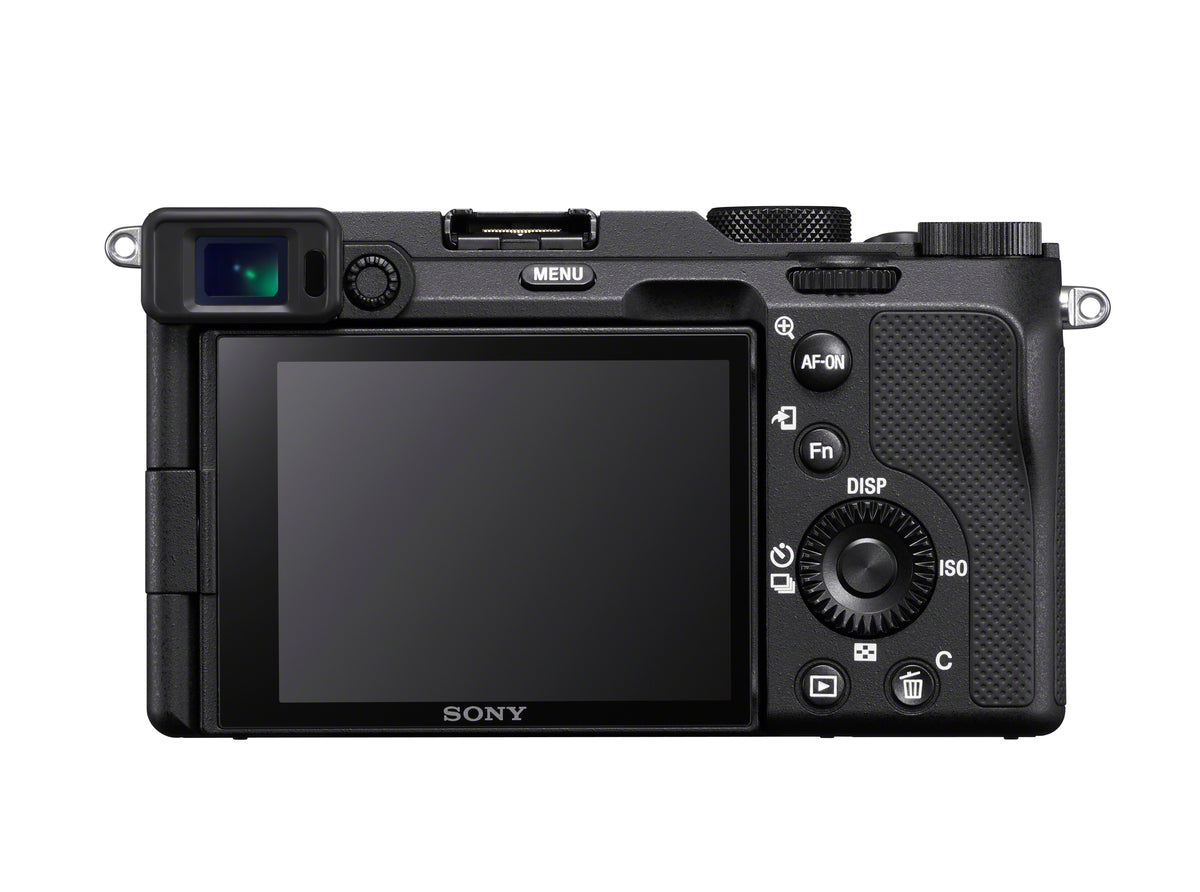 Sony Alpha 7C – Systemkamera Kit 28–60mm, 24,2 MP Vollformat, 4K, schwarz
