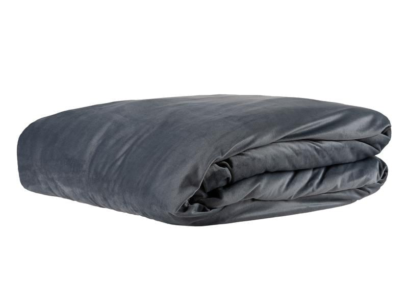 Cocon Gewichtsdecke 6,5 kg, Grau – Öko-Tex Standard 100, Grösse 160 × 210 cm