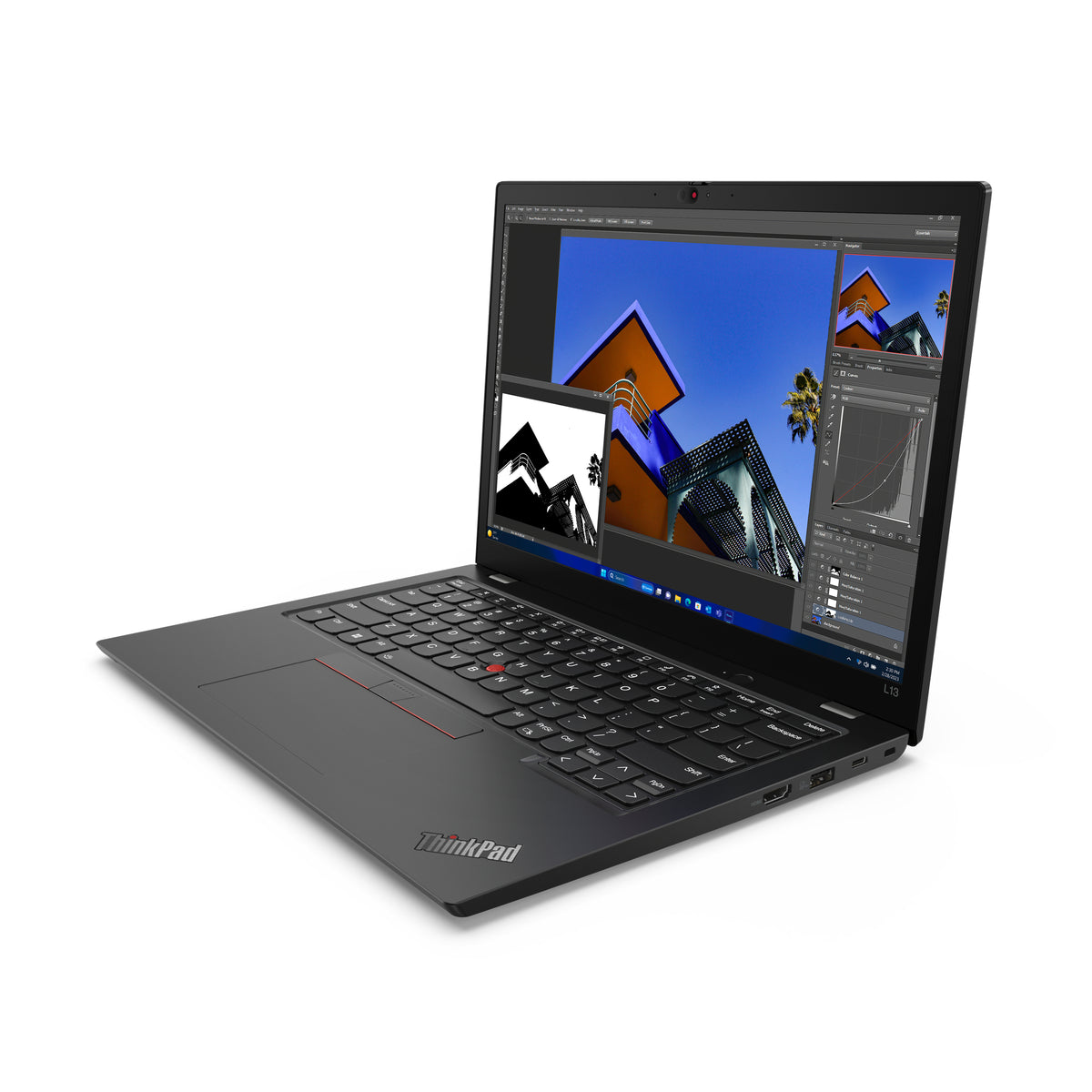 Lenovo ThinkPad L13 Gen 5 – 13,3" WUXGA, Core Ultra 5 135U, 16 GB, 256 GB SSD, Win 11 Pro
