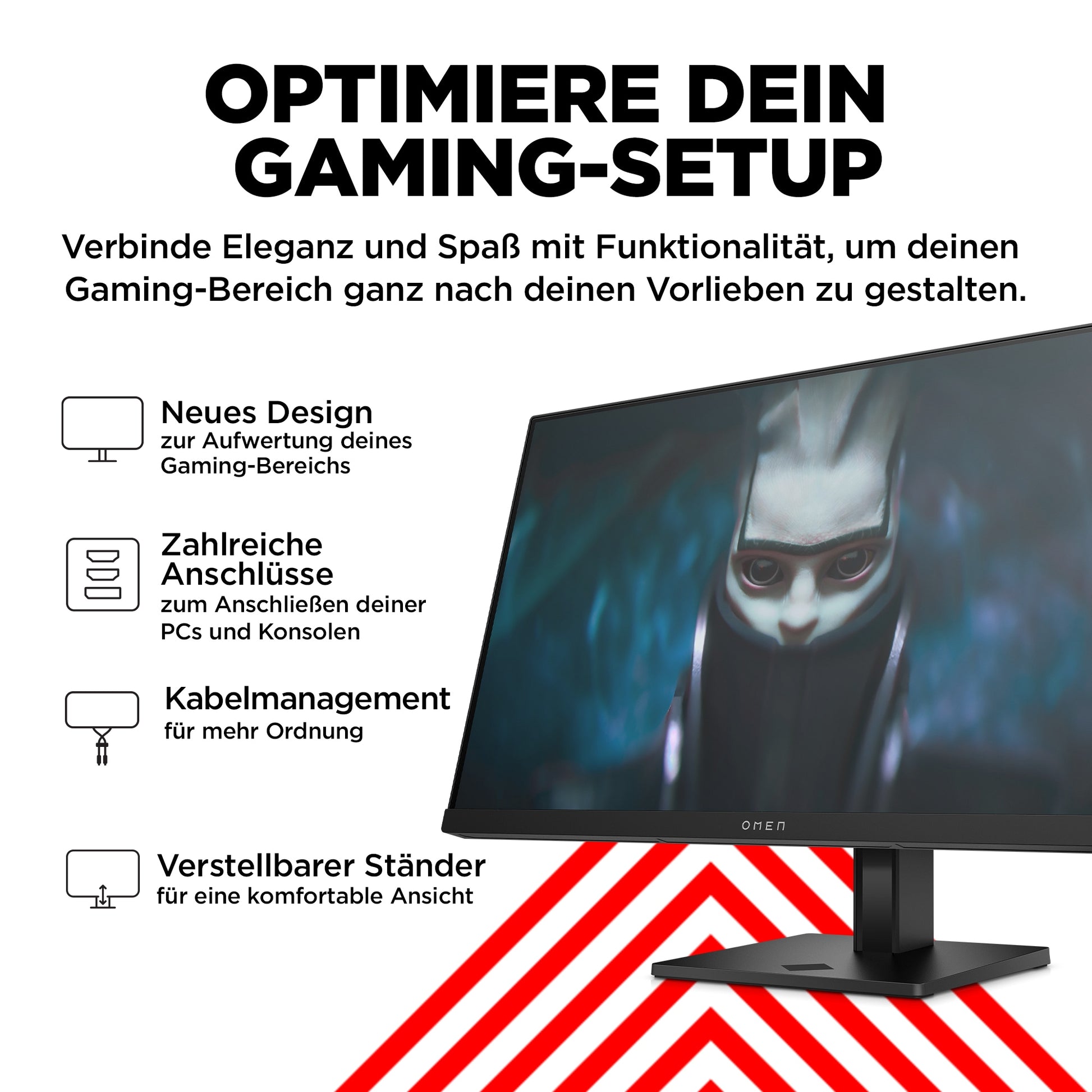 HP 780D9E9 – Monitor, 23,8" 1920 × 1080 (Full HD), Schwarz