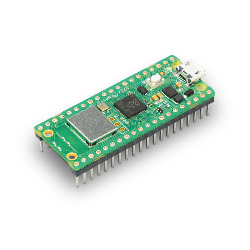 Raspberry Pi Pico WH – Entwicklerboard – RP2040, 133 MHz, 2 MB Flash, Wi‑Fi 4, GPIO, Micro‑USB