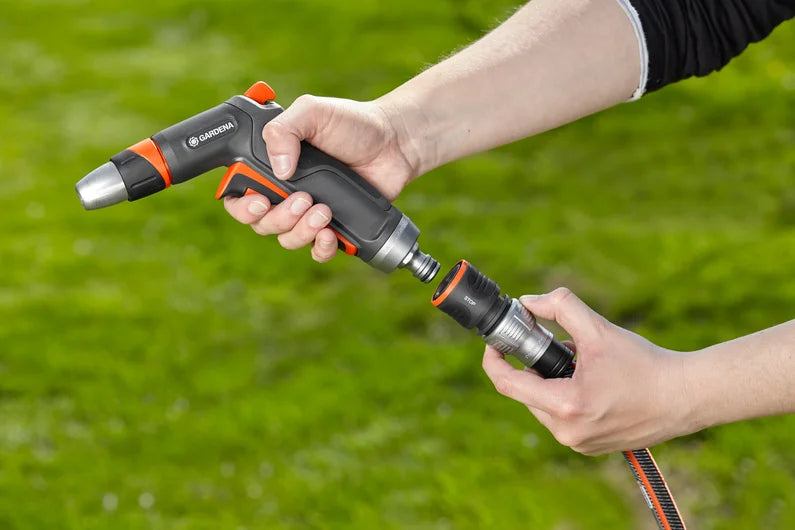 Gardena Premium Reinigungsspritzen-Set – Düsensatz, Grau, stufenlose Dosierung, frostgeschützt, 2 Stk.