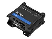 Teltonika RUT956 – 4G Router, Wi‑Fi 4 (2,4 GHz), 3× 100 Mbit/s, 2× SIM, USB 2.0, Schwarz, DIN-Schiene