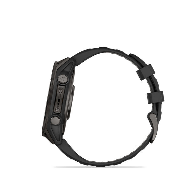 Garmin Fenix 8 – GPS-Smartwatch – 47 mm, 1,4", GPS, WLAN, AMOLED, Saphirglas, 100 m, Schwarz/Dunkelgrau