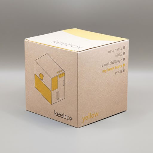 KEEBOX yellow – Knobelbox, 1 Spieler, ab 14 J., 45 min, DE
