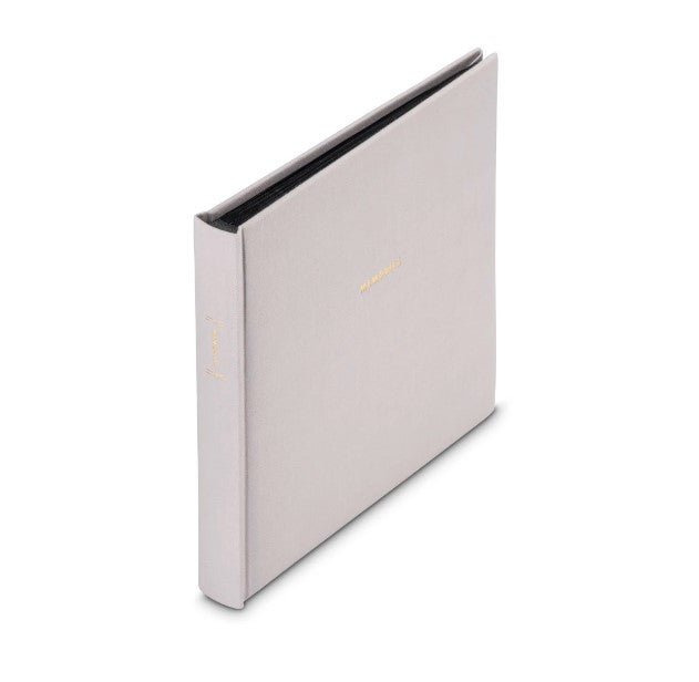 Hama Memories – Fotobuch, gebunden, schwarz, 30 × 30 cm, Papier, grau