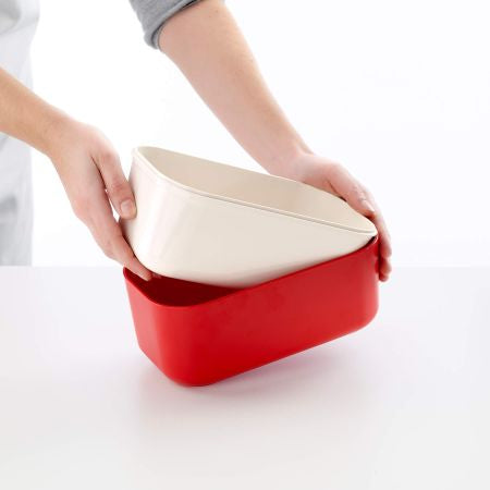 Lékué Eiswürfelbox – 12,5 × 22,5 × 12 cm, Silikon, Weiss, 132 Stk., mit Deckel, spülmaschinenbeständig