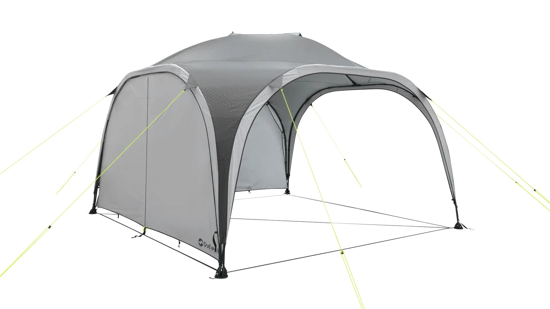 Outwell Seitenwand – mit Reissverschluss, spritzwassergeschützt, UV-Schutz (USF 50+) – 1300 g – grau/silber