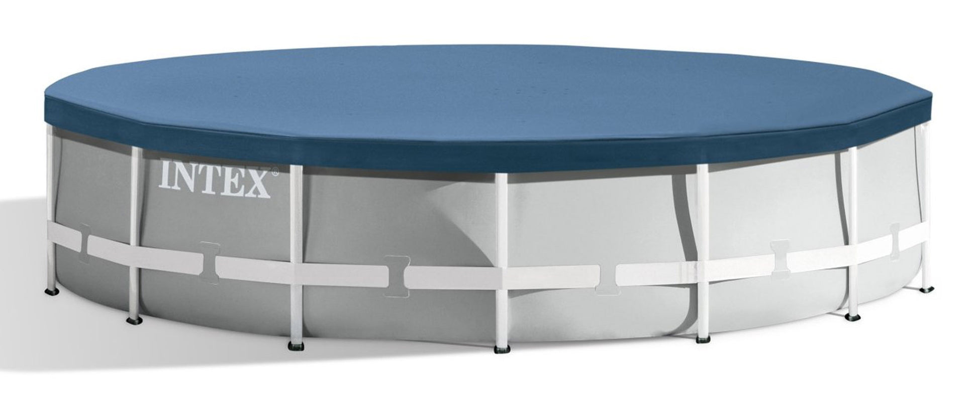Intex Poolabdeckung Ø 4570 × H 250 mm – PVC/Polyethylen – Blau – für Prism Frame 457 × 84 cm