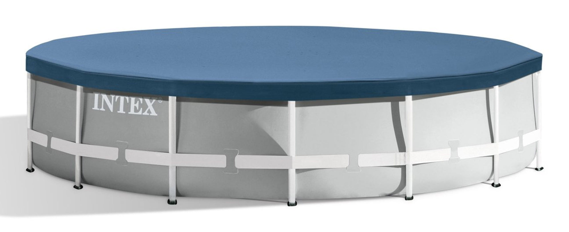 Intex Poolabdeckung Ø 4570 × H 250 mm – PVC/Polyethylen – Blau – für Prism Frame 457 × 84 cm