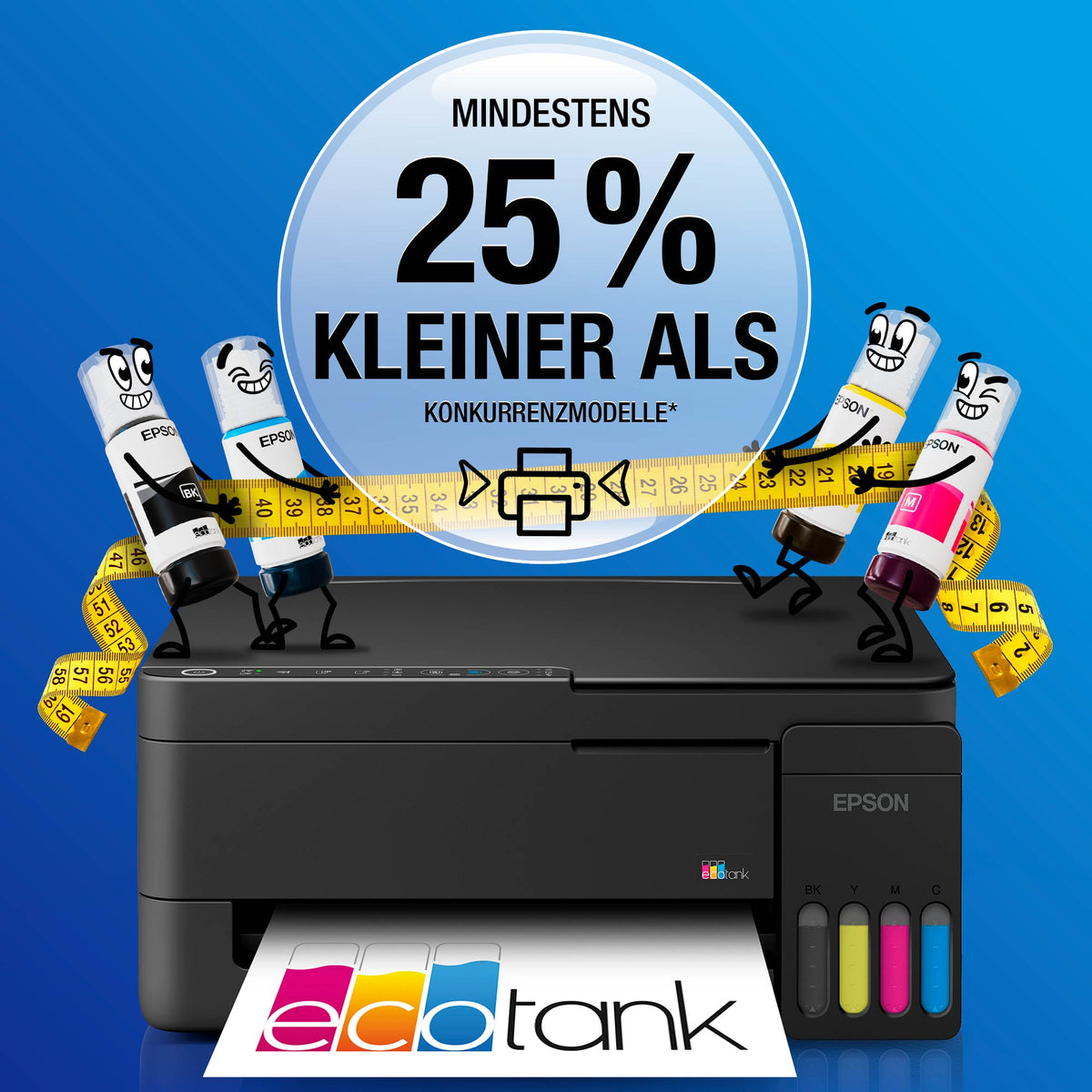 Epson EcoTank ET-2911 – Tintenstrahl-Multifunktionsdrucker, 3-in-1