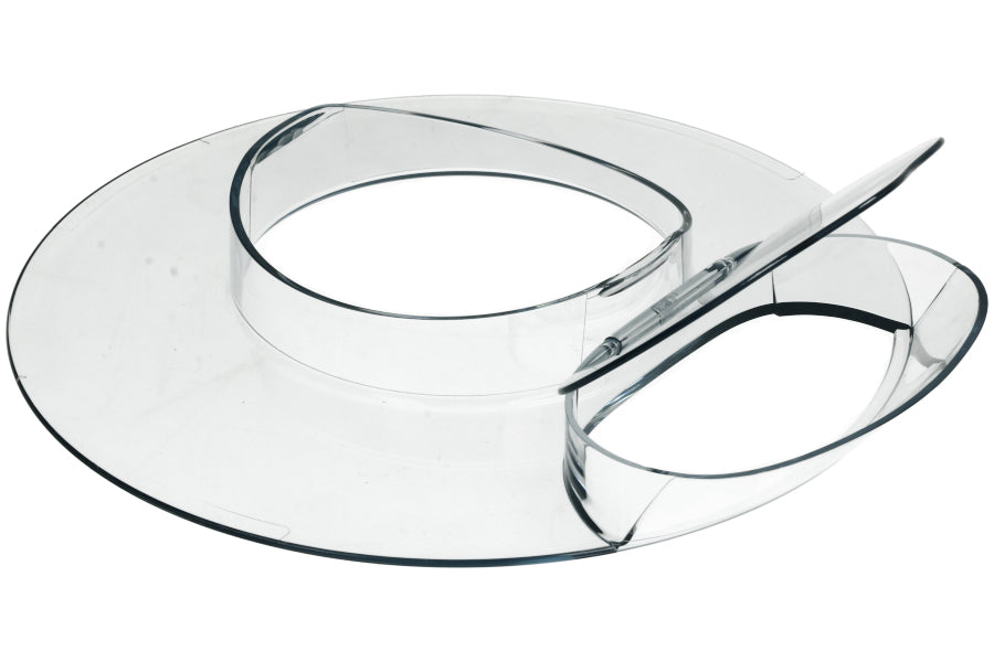 Kenwood Spritzschutz – 23,9 × 27,5 × 3,9 cm, für Chef Titanium und Major Titanium, Transparent, Kunststoff