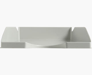 Exacompta Ecotray – Briefkorb für A4+, Kunststoff, Grau, 345 × 65 × 255 mm