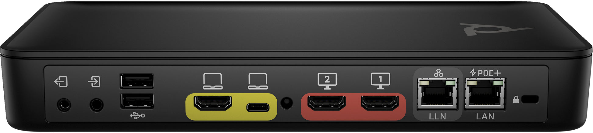 Poly Persönliches Videokonferenzsystem Studio G62 – 305 × 187 × 84 mm – schwarz