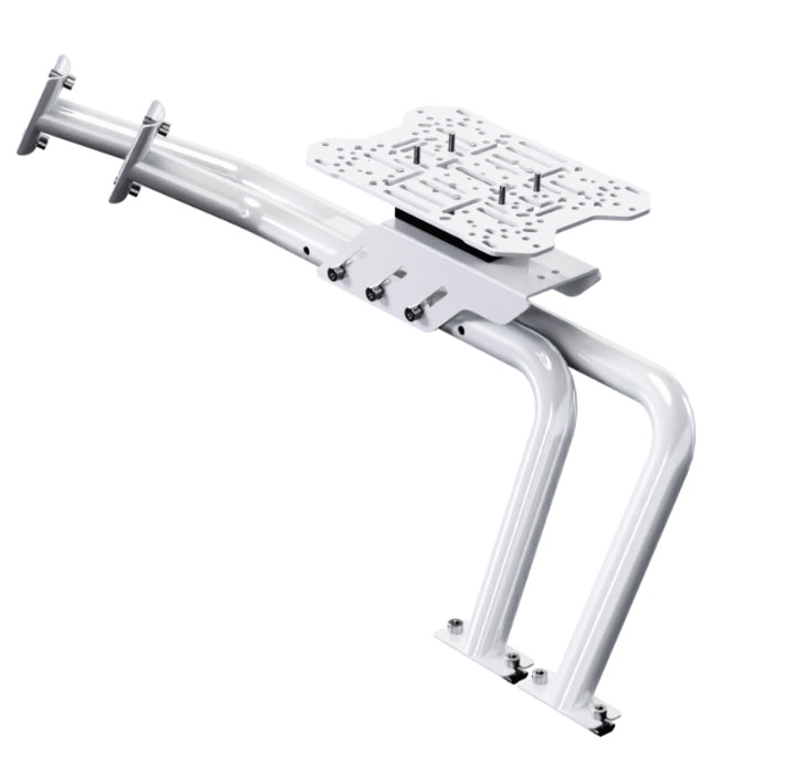 Oplite R8 Schalthebel-Handbremsenhalter – Montageset – für R8 FURY Cockpit & Chassis, Stahl, Weiss