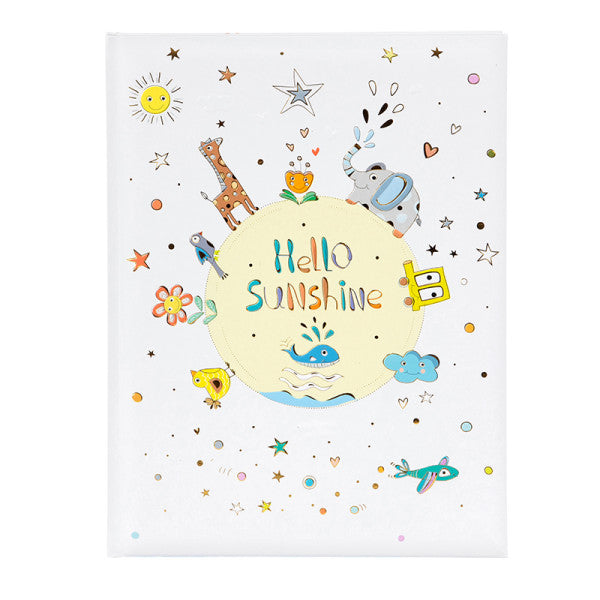 Goldbuch Babytagebuch Hello Sunshine – 44 Seiten – 210 × 280 mm – Gebunden, Mehrfarbig