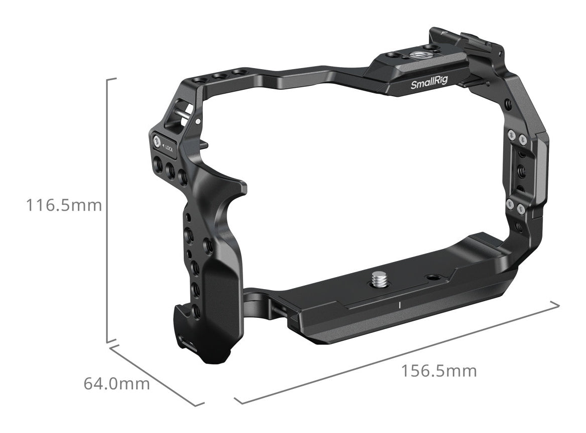 SmallRig HawkLock Schnellspann-Gehäuse – 156.5 × 64 × 116.5 mm – für Canon EOS R6 Mark III/II