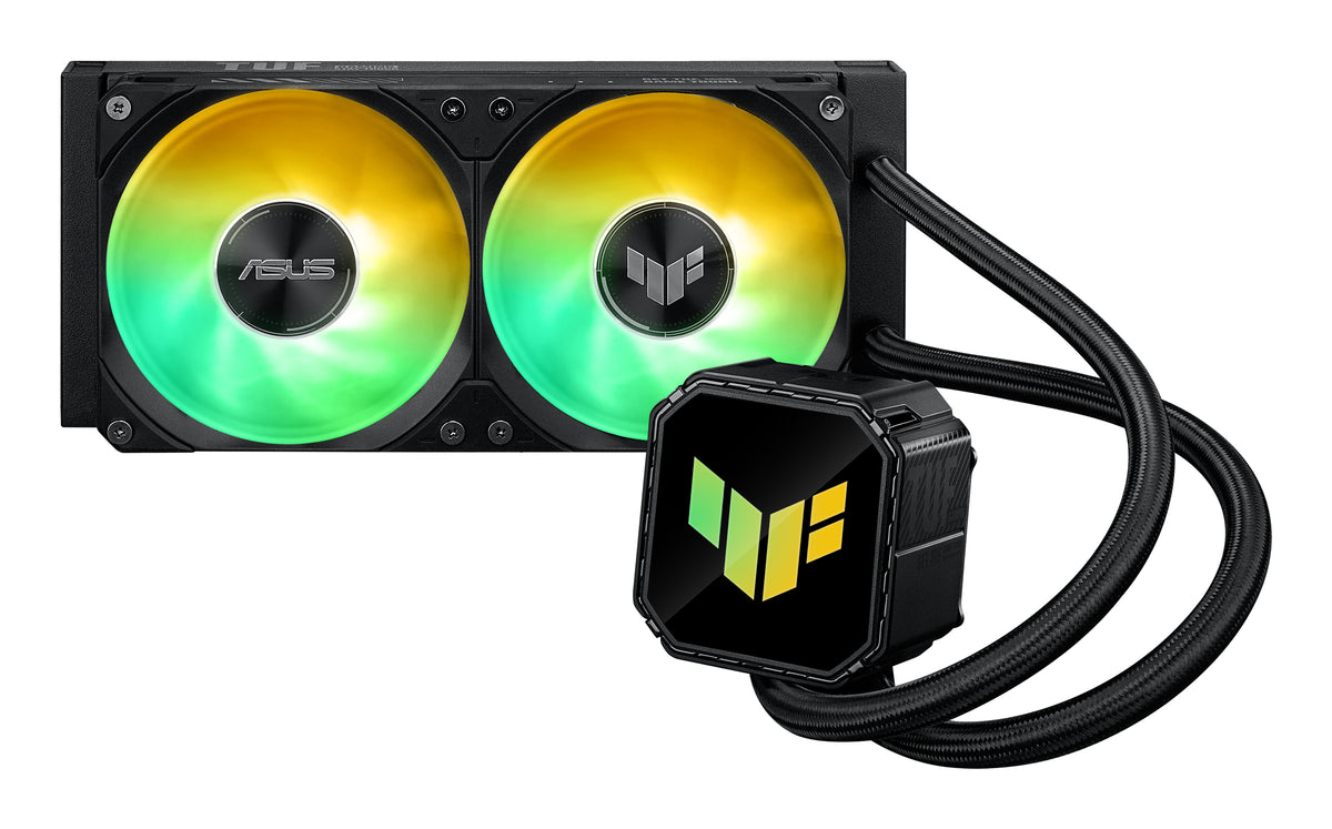 ASUS TUF Gaming LC III 240 ARGB – AIO-Kühler – 240 mm Radiator, 2×120 mm Lüfter, ARGB, für LGA 1700, AM5, AM4