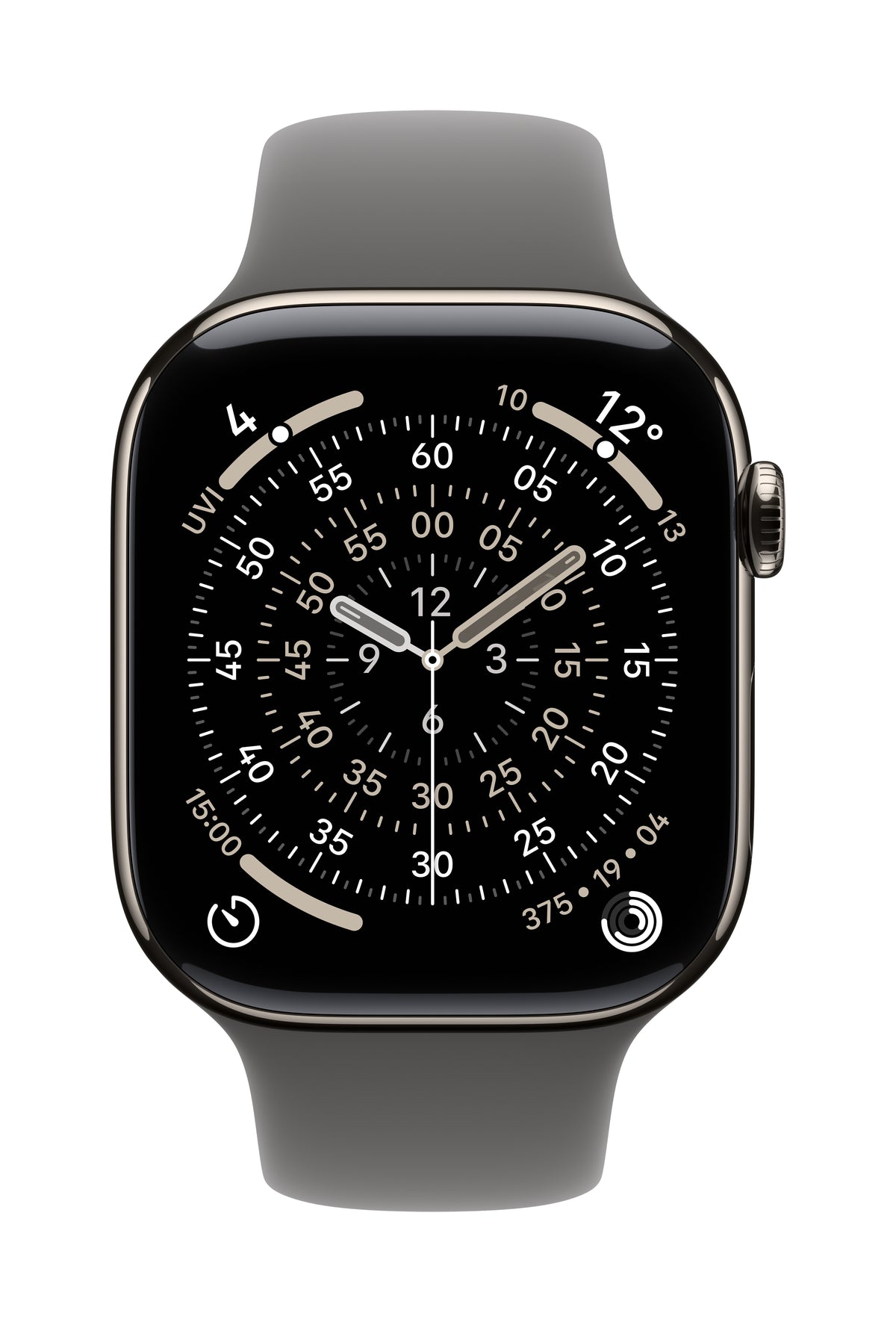 Apple Sportarmband – Steingrau, M/L, für Apple Watch