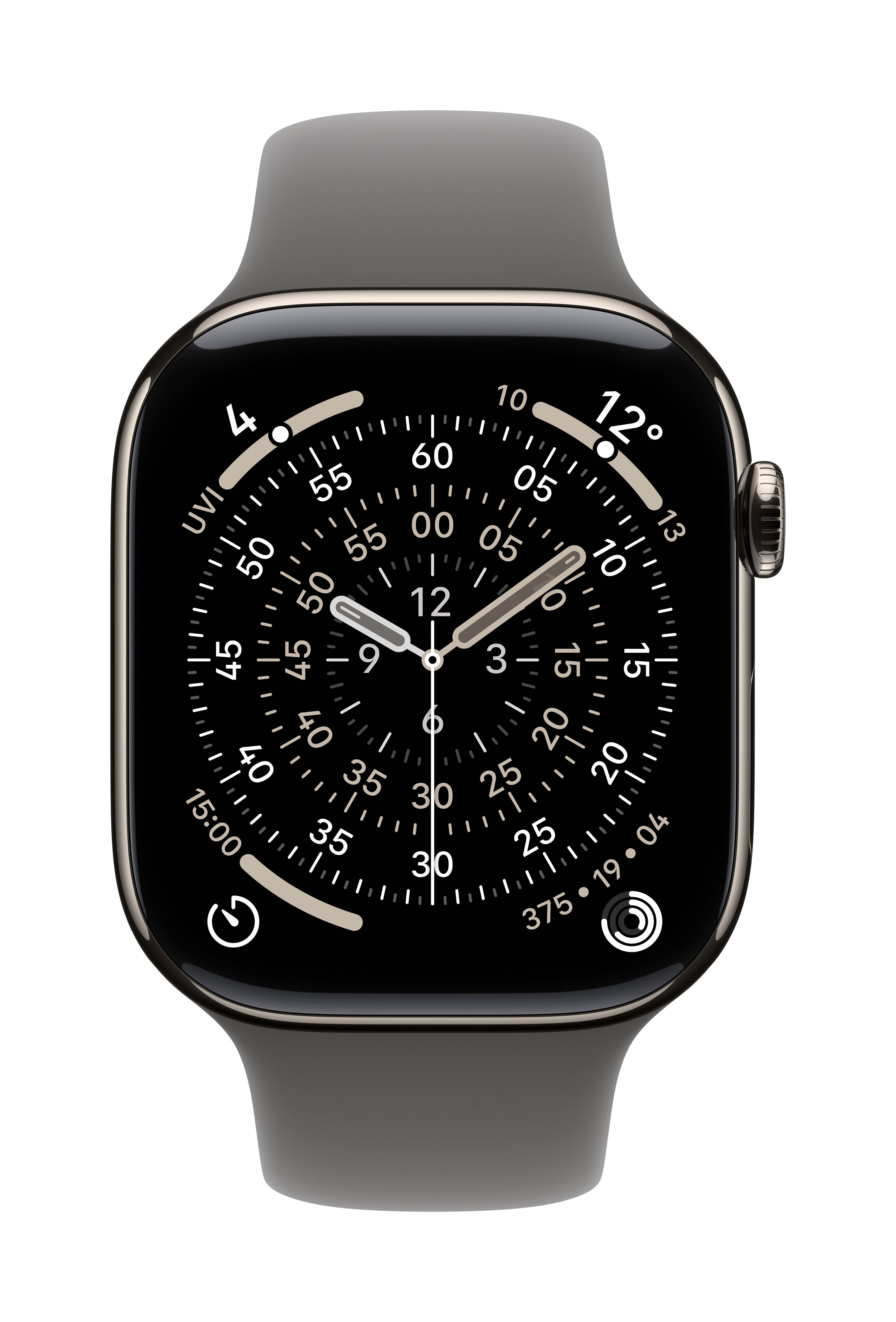Apple Sportarmband – Steingrau, M/L, für Apple Watch