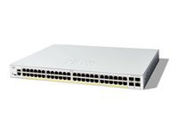 Cisco C1200-48P-4G – Managed Switch – 48×GbE, 4×SFP, L2+/L3, PoE, 1U