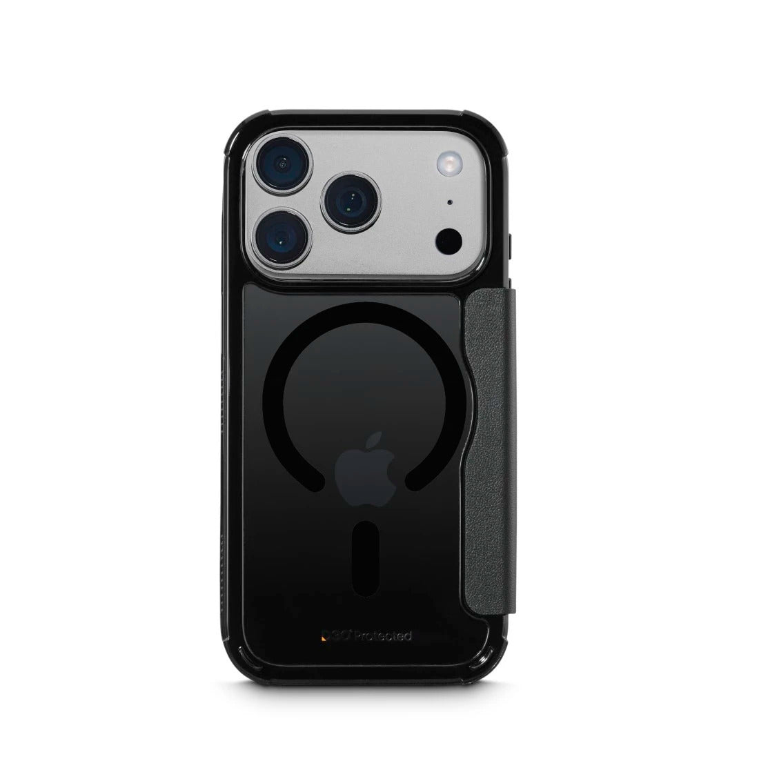 Hama Wallethülle – für Apple iPhone 17 Pro / 18 Pro, MagSafe, 2 Kartenfächer, PC+PU+TPU, Schwarz