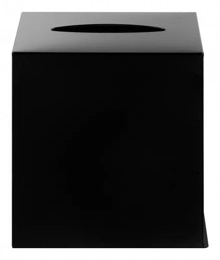 Blomus Kosmetiktuchbox NEXIO – 13×13×13 cm, Edelstahl, Tisch, Schwarz