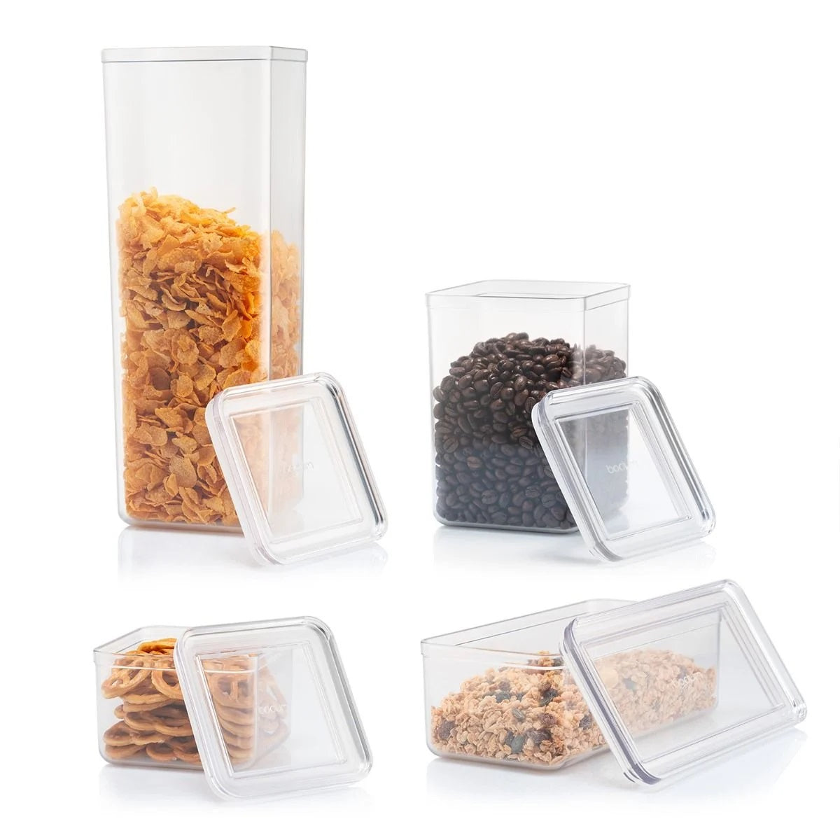 Bodum Canteen Vorratsdosen Set – 6-teilig, transparent