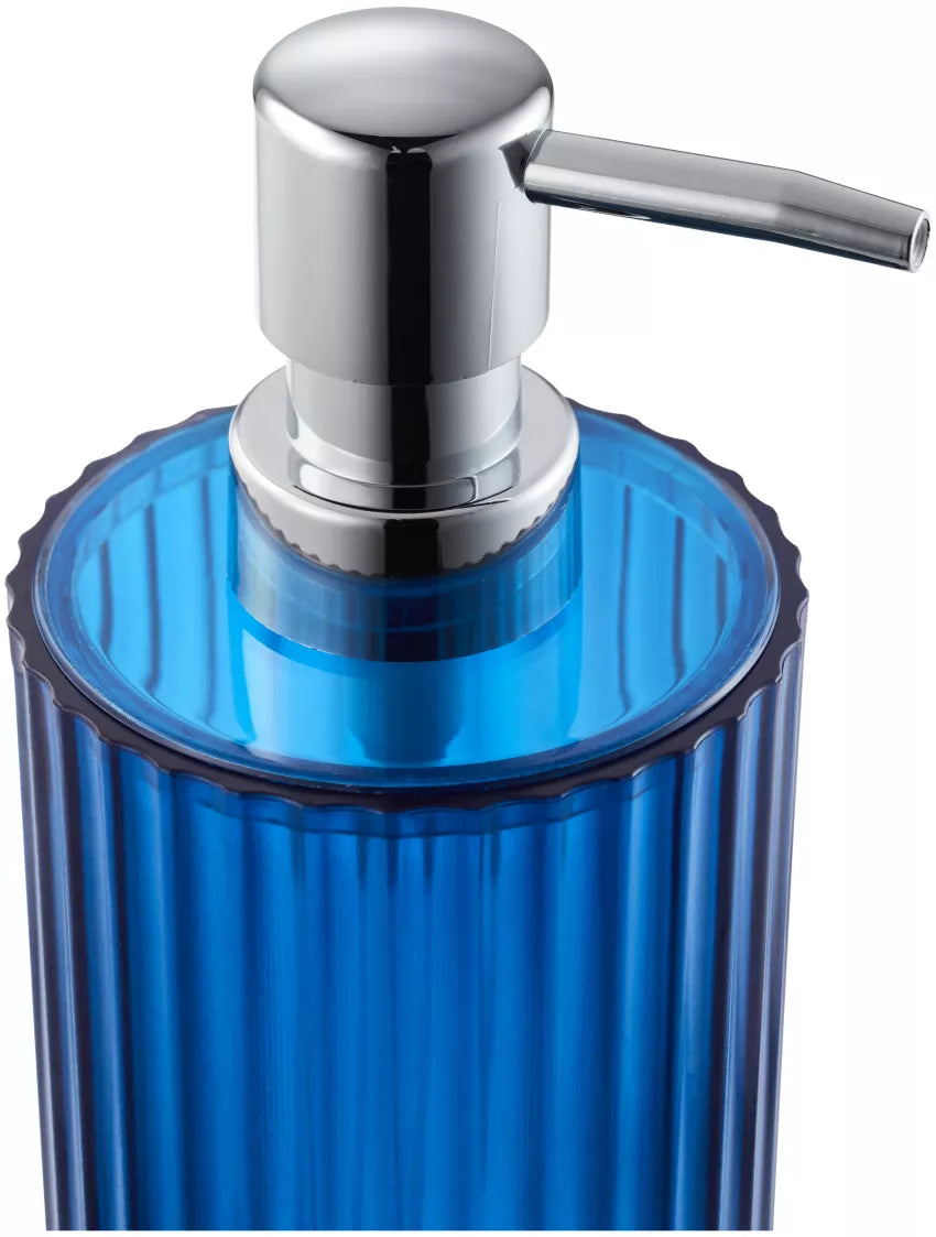 Diaqua Priscilla Seifenspender – Tisch – Kunststoff, Blau, Transparent, 300 ml