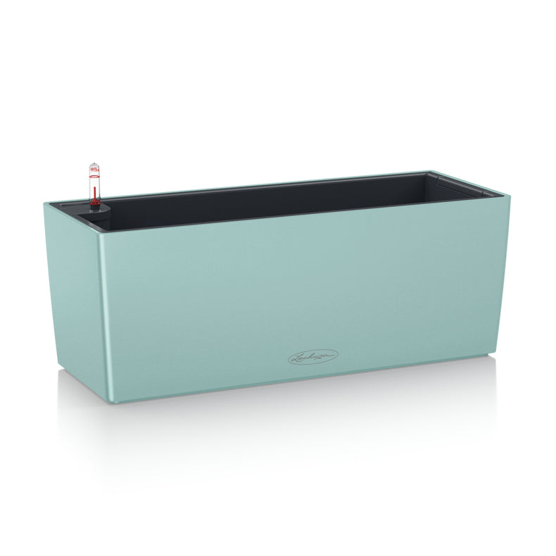 LECHUZA BALCONERA Color 50 Topfpflanzer – 50 × 19 × 19 cm – Kunststoff, grau