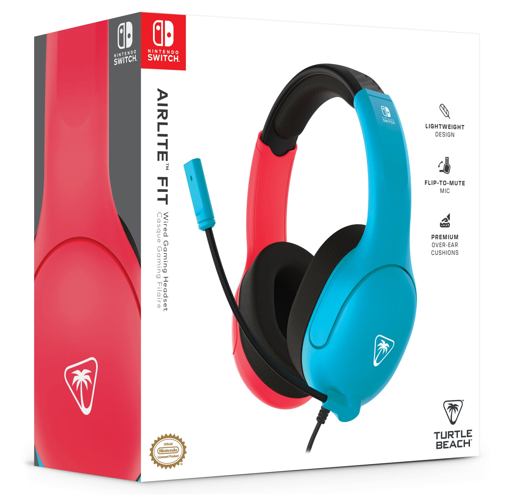 Turtle Beach Airlite Fit Gaming-Headset – Kabelgebunden, 3,5 mm Klinke, für Nintendo Switch (inkl. Lite & OLED)