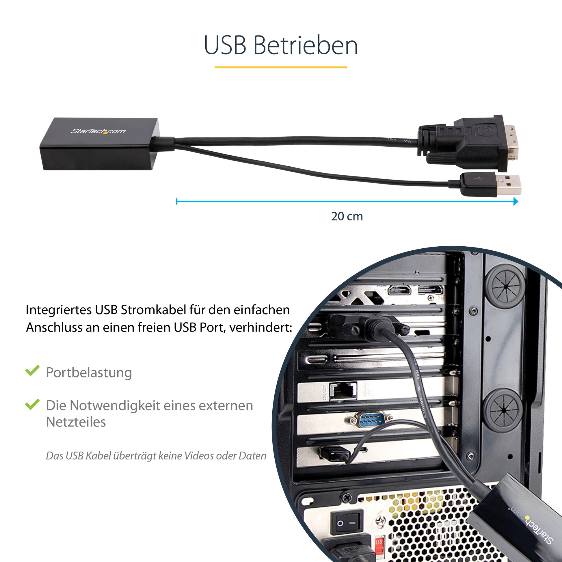 StarTech.com DVI auf DisplayPort Adapter