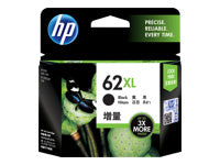 HP Tintenpatrone 62XL, Schwarz, XL
