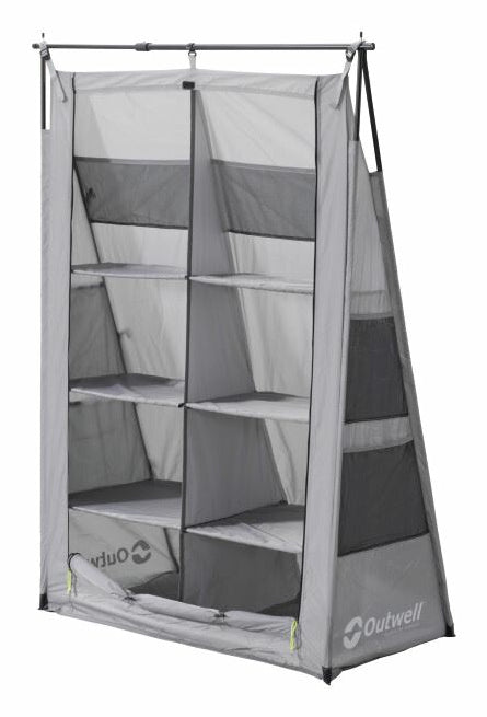 Outwell Ryde – Lagereinheit, 1000 × 550 × 1500 mm, grau, Polyester/Stahl