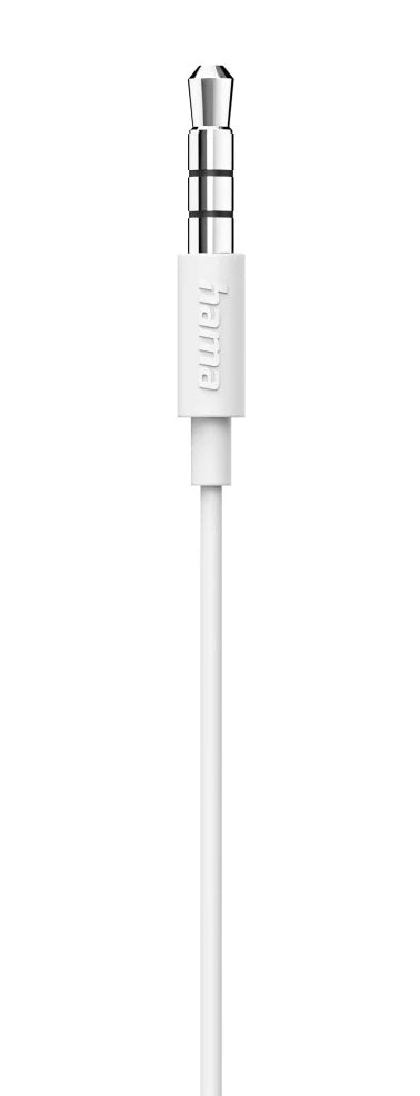 Hama Noble In-Ear Headset – Stereo, Kabel, 3,5 mm Klinke, Weiss