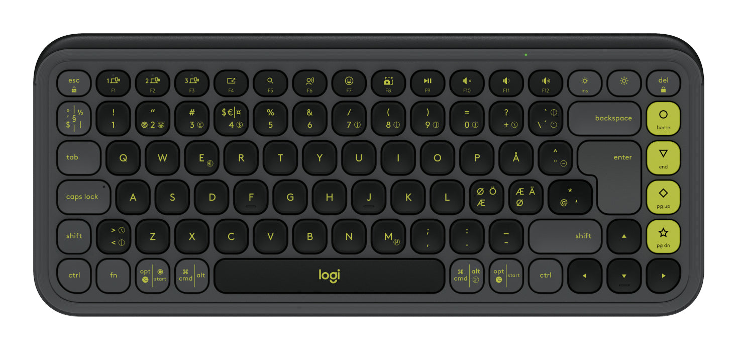 Logitech POP ICON KEYS – Tastatur – QWERTY (Nordisch) – Bluetooth, für Windows, Mac & mehr