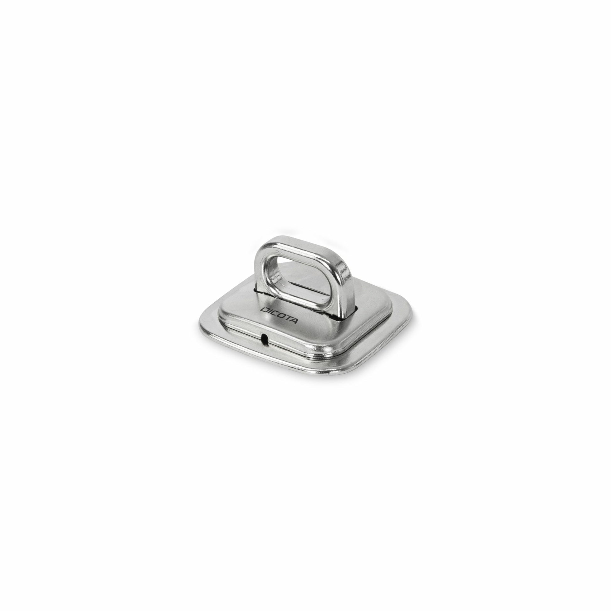 DICOTA Basisplatte für Laptop-Schloss – Silber, Zink, 47×51,6×23,3 mm, 1 St.