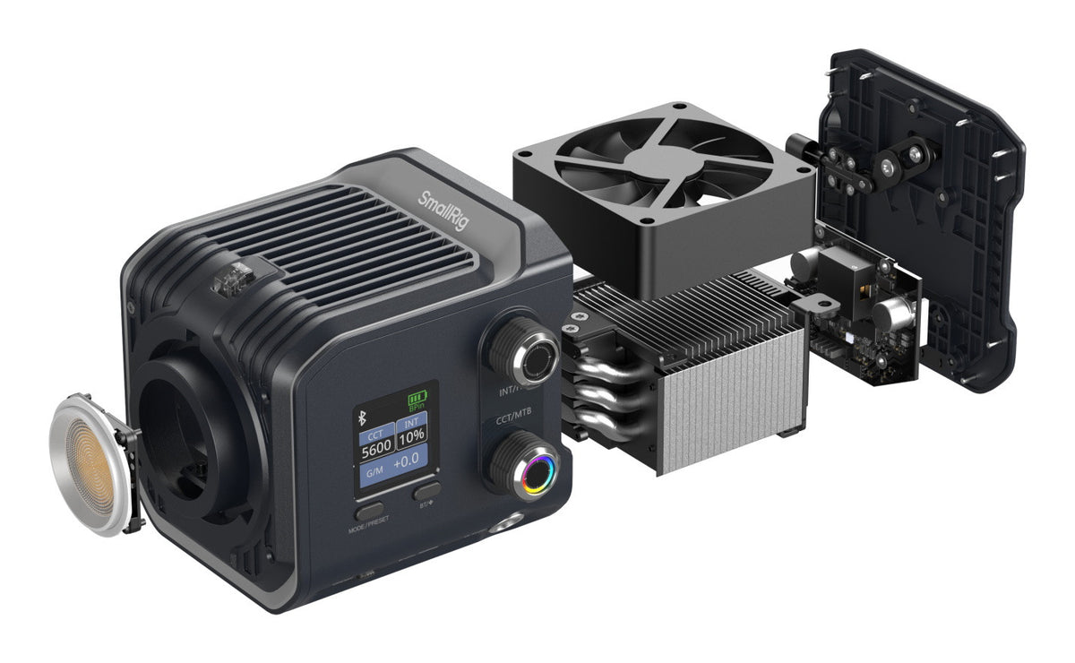 SmallRig RC 100C COB Dauerlicht – 100 W, 11000 Lux, 2500–10000 K – für RA‑D30, RA‑D60, RA‑R4545 und andere