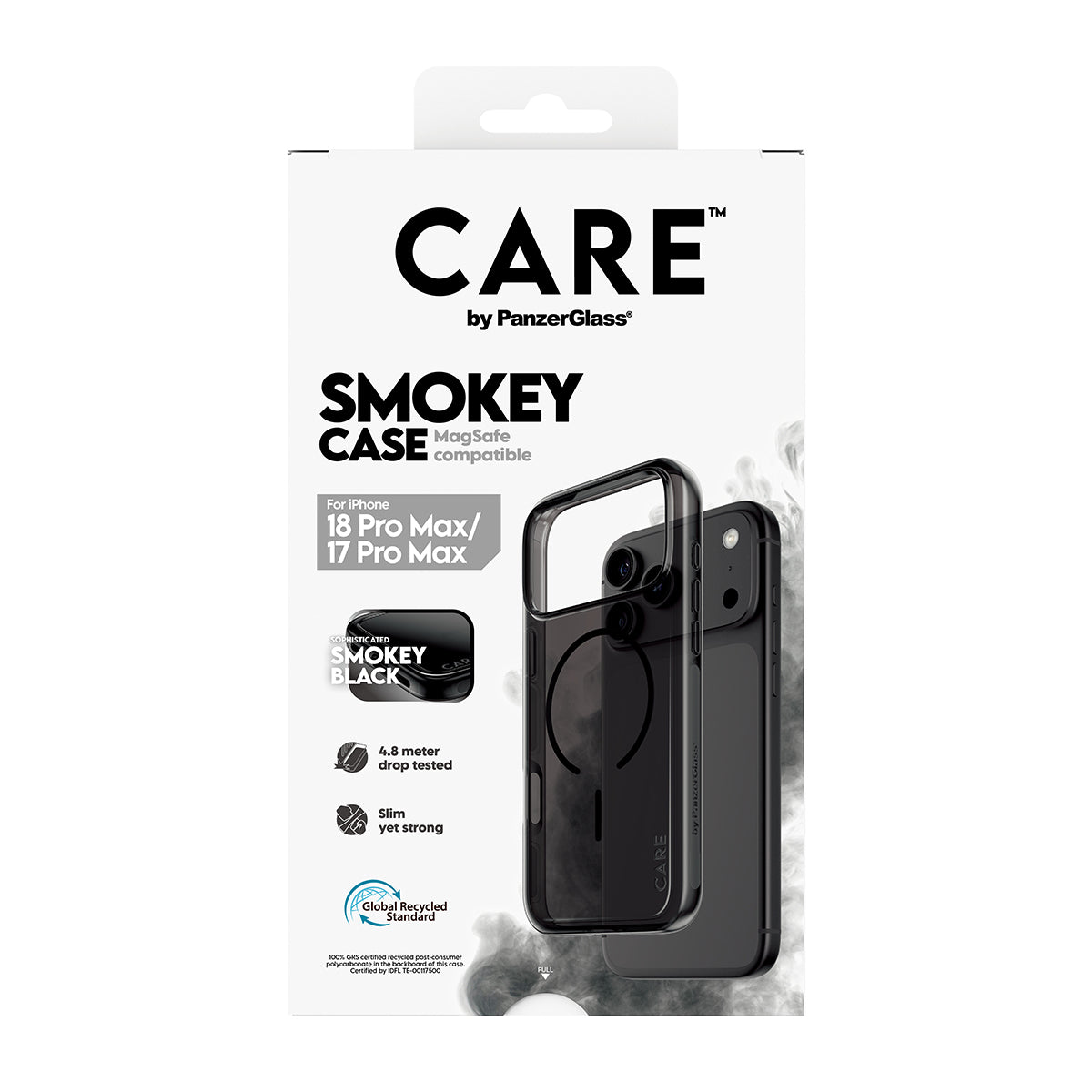 PanzerGlass CARE Backcover – für Apple iPhone 18 Pro Max / iPhone 17 Pro Max, bis 4,8 m sturzsicher