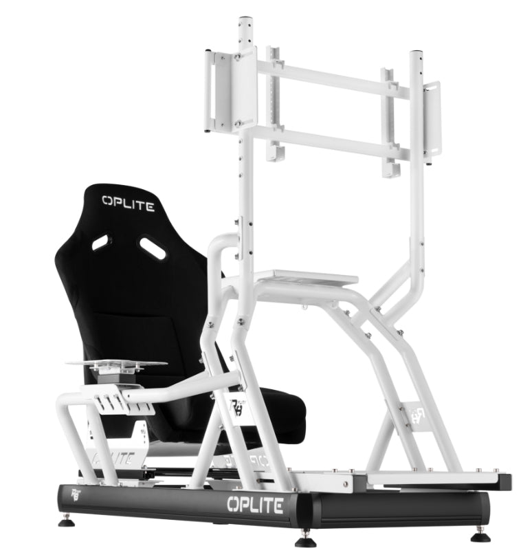 Oplite R8 – Monitor-Tischständer – freistehend – 1 Monitor – Weiss – für R8 FURY CHASSIS