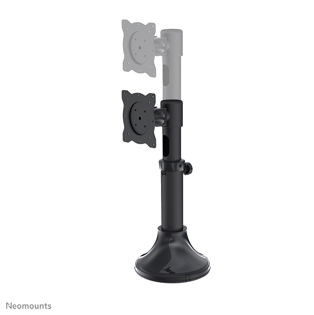 Neomounts FPMA D025BLACK – Monitorarm, Tischdurchführung, bis 30", VESA 75 × 75/100 × 100 mm, 12 kg, schwarz