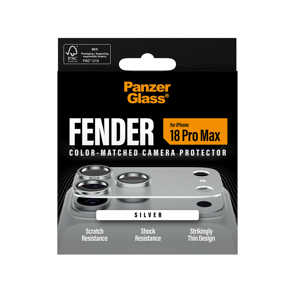 PanzerGlass Displayschutz, Kameraschutz – für iPhone 18 Pro Max