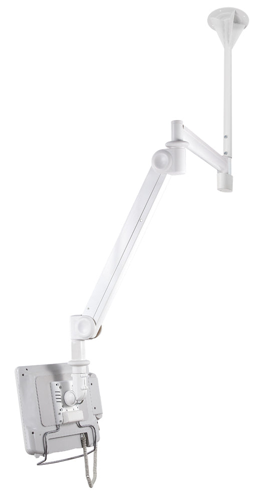 Neomounts FPMA HAC100HC – Monitorhalterung, bis 32", VESA 75 × 75 mm, 12 kg, neigbar, weiss