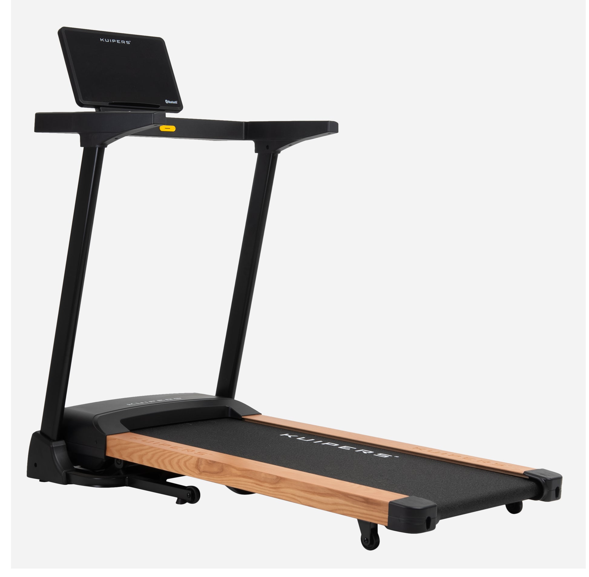 Kuipers Laufband R1, 14 km/h, 150 kg – Schwarz, Stahl/Holz
