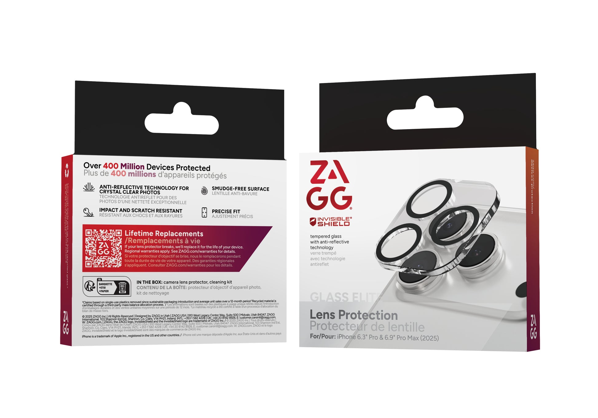 ZAGG Displayschutz (Panzerglas), Antireflex – für iPhone 17 Pro/Pro Max