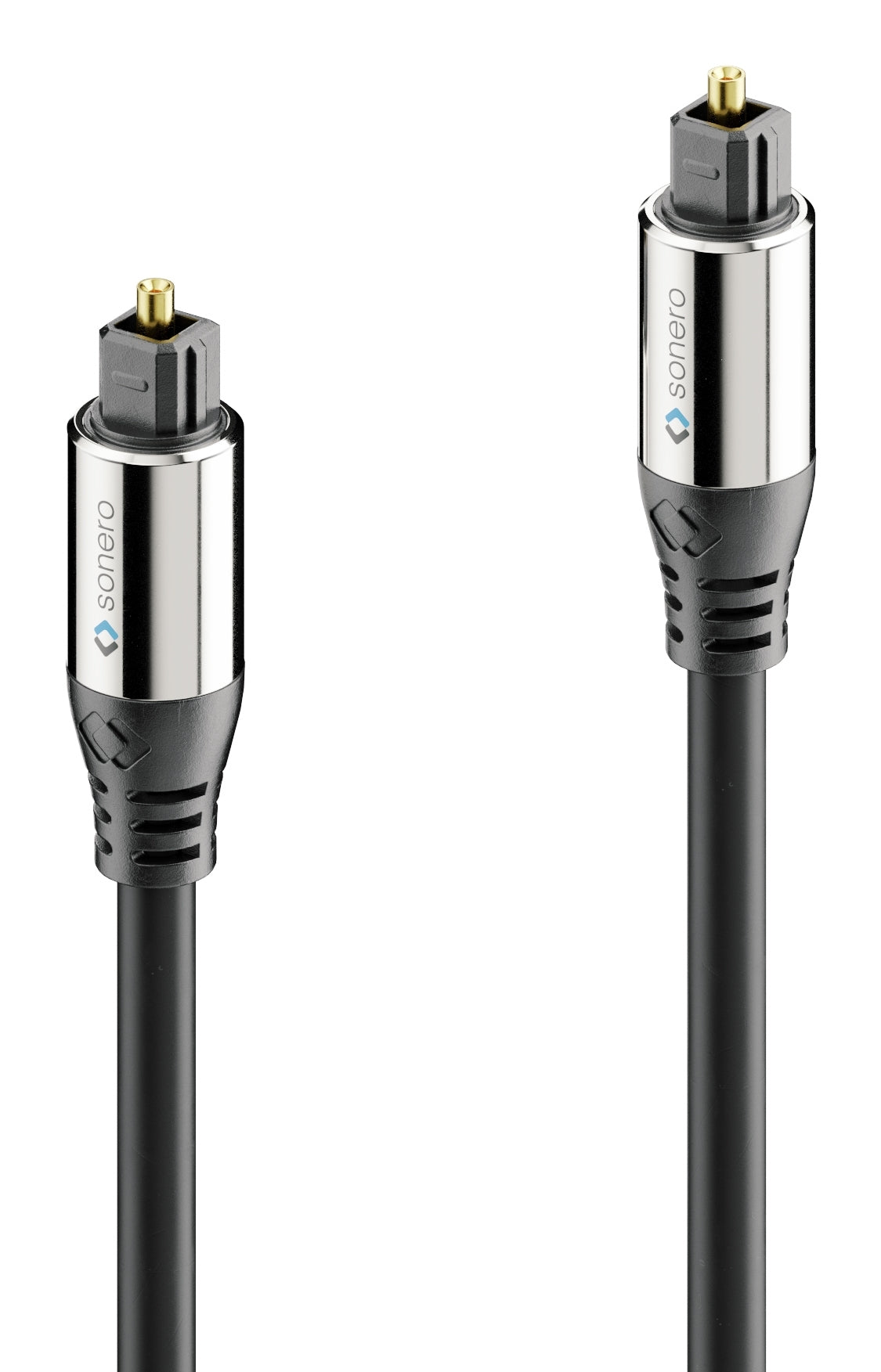 Sonero Toslink-Kabel (optisch) – Toslink Stecker–Stecker – 1,5 m, vergoldete Stecker
